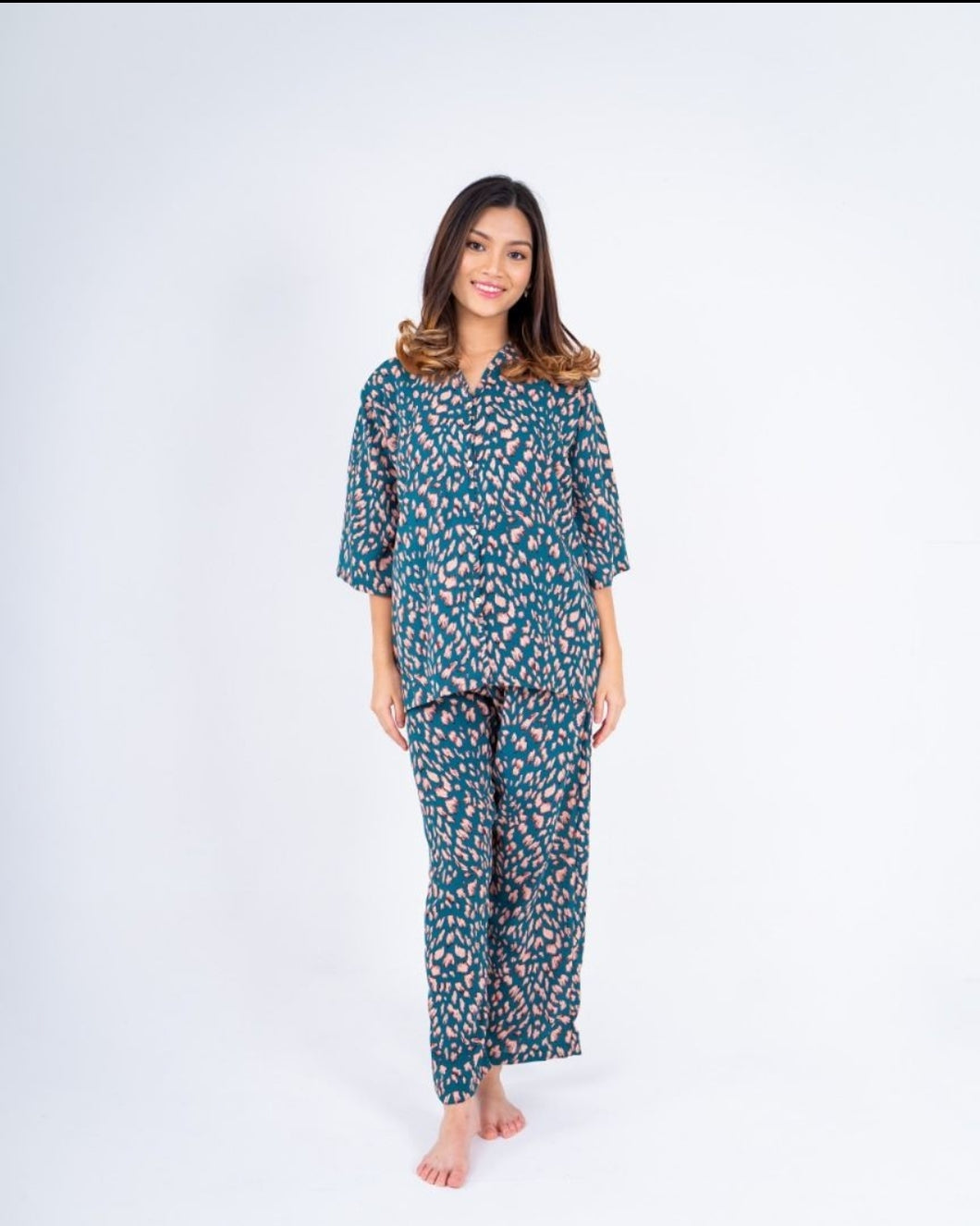 Printed Rosette Pyjamas