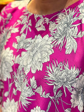 Load image into Gallery viewer, Fuschia Peonies Nursing Caftan
